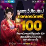 แจกเครดิตฟรี 100